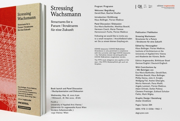 Book launch and Panel Discussion „Stressing Wachsmann - Structures for a Future / Strukturen für eine Zukunft“ 
