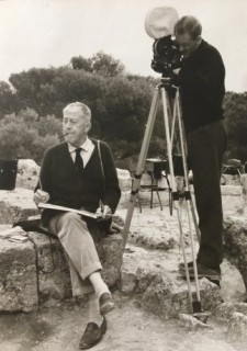 Oskar Kokoschka in Griechenland, 1961. © Oskar Kokoschka Zentrum, Kunstsammlung und Archiv, Universität für angewandte Kunst Wien