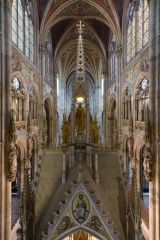 Hochaltar von hinten, Museum in der Votivkirche