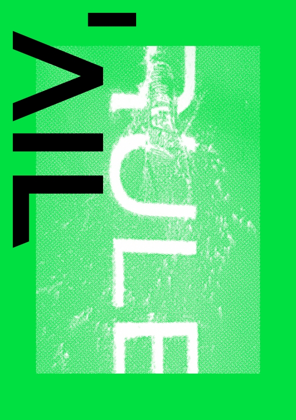 Green AIL event poster with pixelated photo