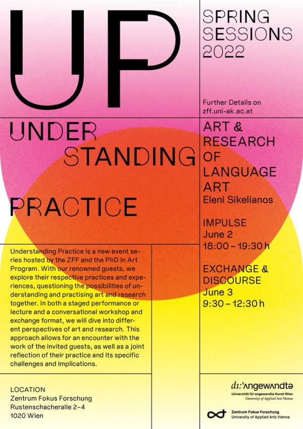 Understanding Practice: Art
                                          & Research of Language Art With Eleni Sikealianos
