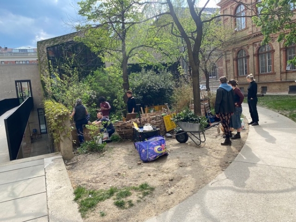 Photo of the compost of the Angewandte