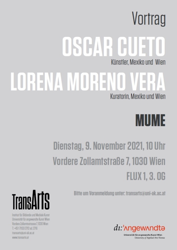 MUME by Oscar Cueto with Lorena Moreno
                                          Vera as an invited curator