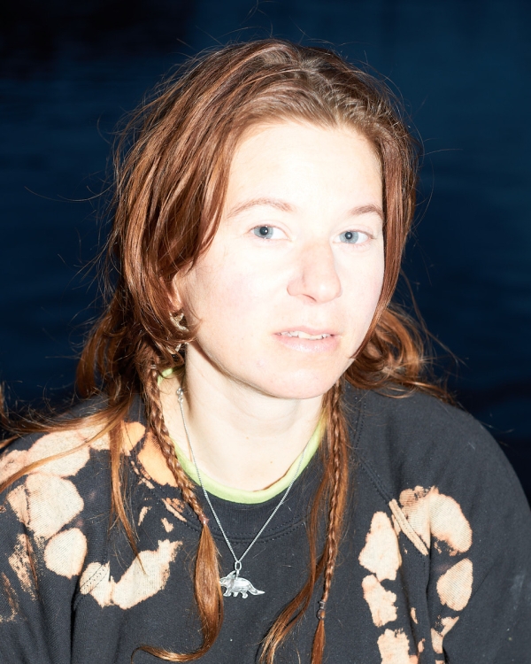 A portrait of the artist Josefin Arnell by the photographer Lukas
                                          Heistinger