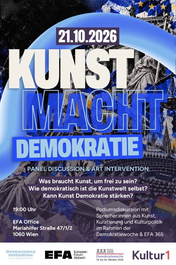 Veranstaltungsplakat mit Informationen