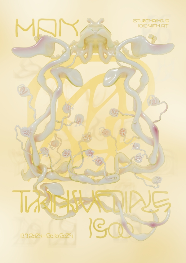 Logo mit pflanzenartiger Knospen Struktur