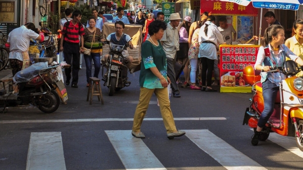 A
                                          photography of a vivid street in Shanghai