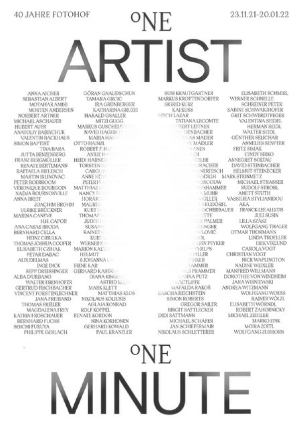 one artist -one minute