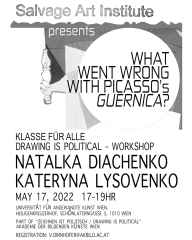 DRAWING IS POLITICAL, Klasse
                                          für Alle, Natalka Diachenko, Kateryna Lysovenko