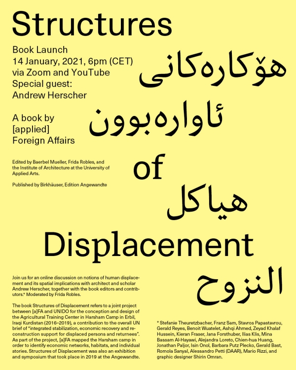 Book cover: STRUCTURES OF DISPLACEMENT