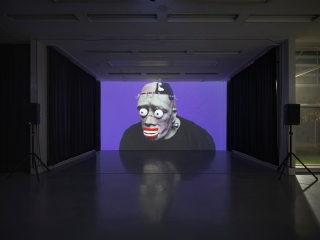 Monster auf Leinwand