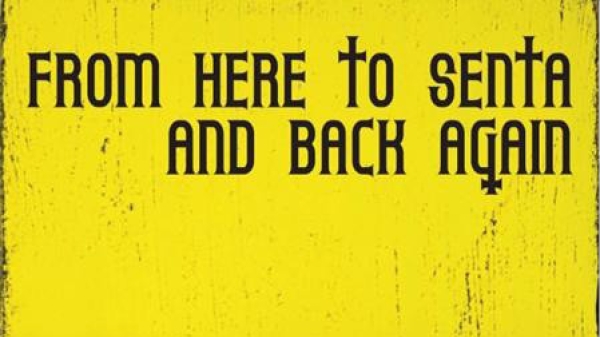 Exhibition poster from here to Senta and back again 2026, Heribert Friedl