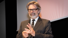 Picture of Gerald Bast during the ceremony.