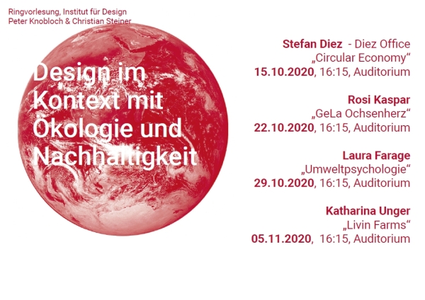 Poster: Design im Kontext mit Ökologie und Nachhaltigkeit