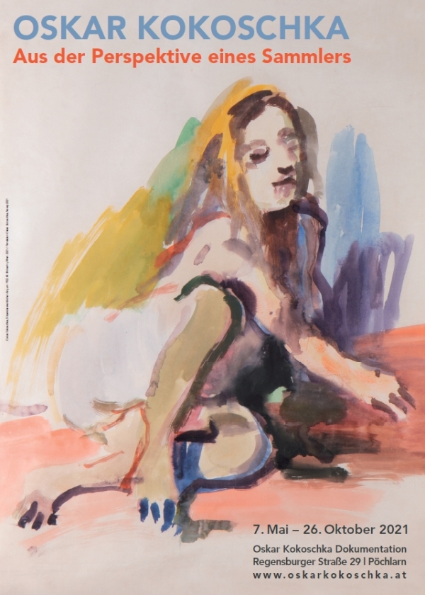 Oskar Kokoschka, Sitzender weiblicher Akt, um 1922, Privatsammlung.
                                          © Bildrecht Wien, 2021 / Fondation Oskar Kokoschka, Vevey 2021.