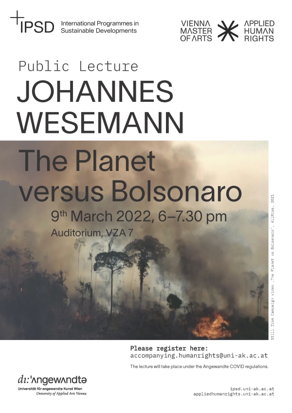 Photocredit: Still from
                                          Campaign video 'The Planet vs Bolsenaro', AllRise, 2021