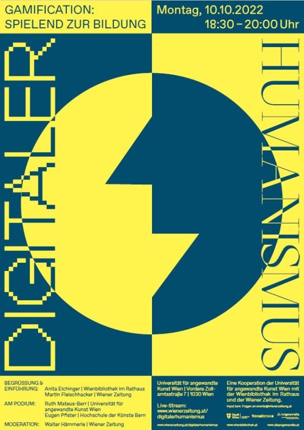 Poster mit Schablone