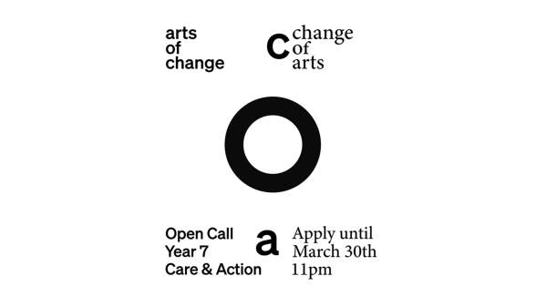 Poster Open Call Art of Change 2026