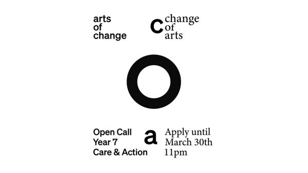 Poster Open Call Art of Change 2026