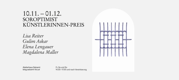 Exhibition poster Soroptimist Künstlerinnenpreis 2025