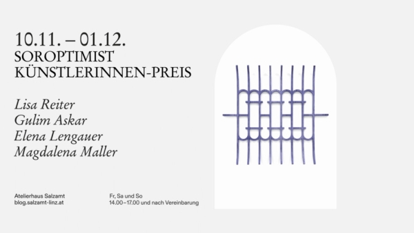 Exhibition poster Soroptimist Künstlerinnenpreis 2025