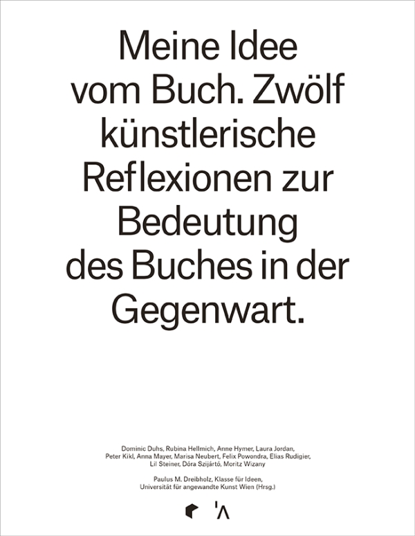 Buchcover Meine Idee vom Buch