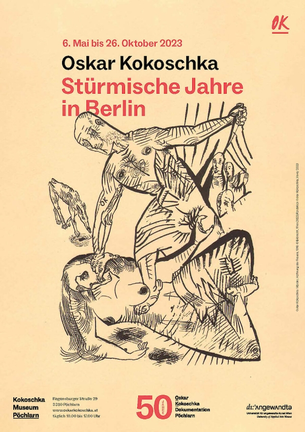 Oskar Kokoschka, Mörder, Hoffnung der Frauen, 1910. © Bildrecht, Wien 2023/Fondation Oskar
                                          Kokoschka, Vevey 2023