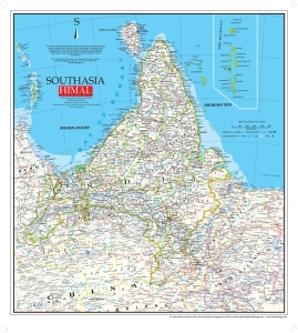 Die Right-Side-Up Map of Southasia (c) Himal Southasian (himalmag.com)