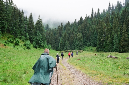 Field research in the Zakarpattia
                                          Oblast. Photograph: Marina Rebhandel