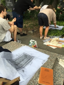 Grinzinger Friedhof Group,
                                          Workshop mit Stefan Tcherepnin, 2016 Foto: Henning Bohl