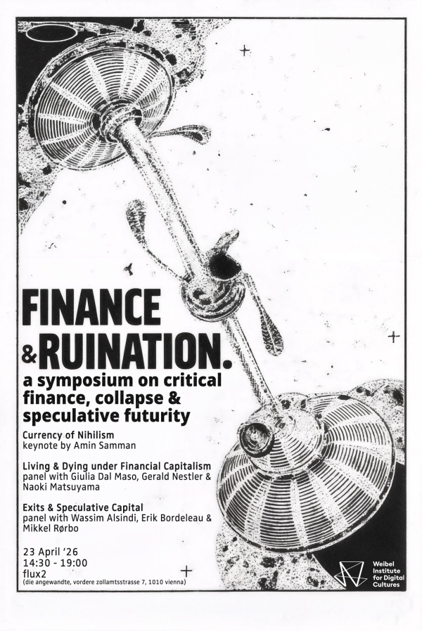 Veranstaltungsplakat
                                          Finance & Ruination 2026