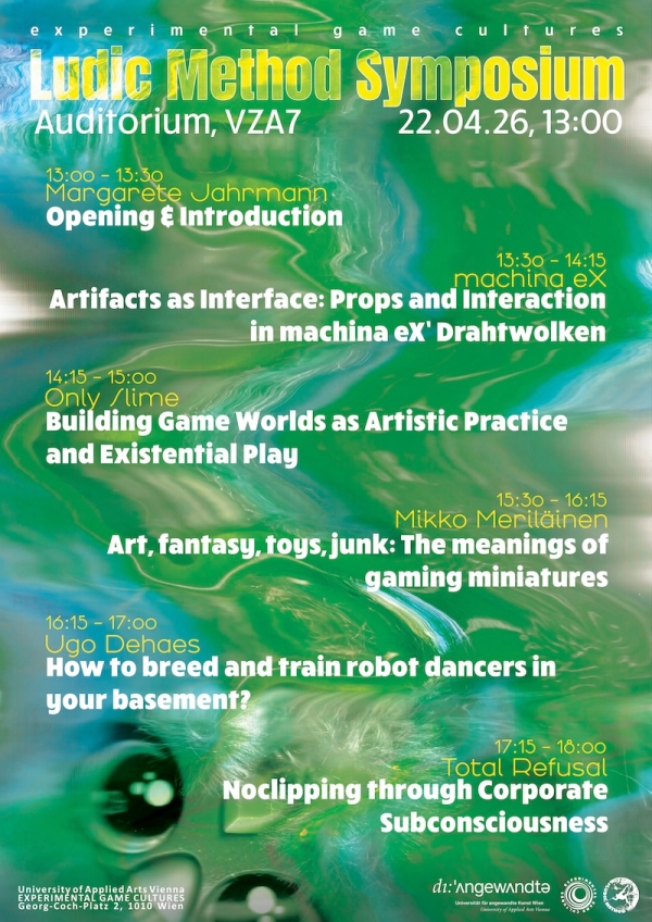 Event poster Ludic Symposium 2026