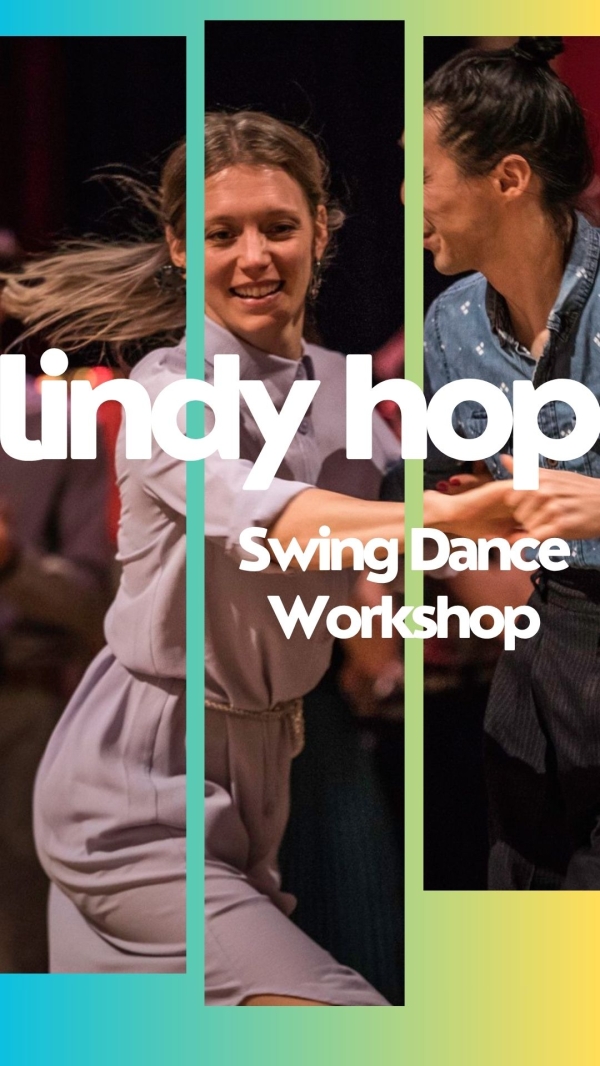 A dancing coupe, Lindy hop lettering
