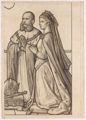 Glasmalerei, Kaiserinfenster, Sissi Franz,
                                          Museum in der Votivkirche