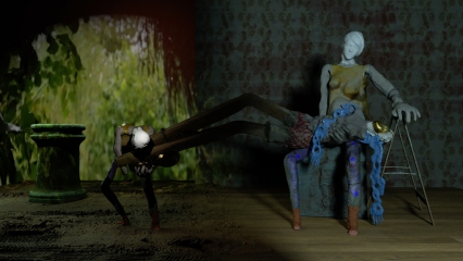 Photo: Antonia Rippel-Stefanska, Einer glänzt weniger, 2020 Still from Ordinary
                                          devotion, 2019, HD Video Loop (with Konstantin Thiesen) © Antonia Rippel-Stefanska