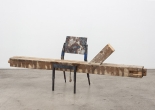 der Altmieter, 2018 Dachbalken, Stahl 86 x 259 x
                                          48 cm