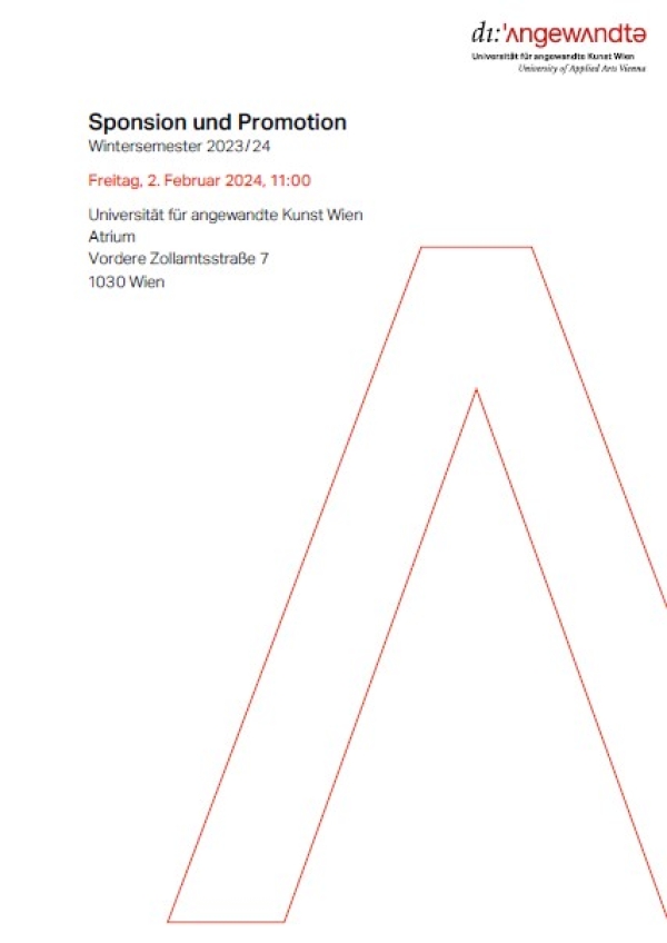 Sponsion und Promotion Wintersemester 2023/24