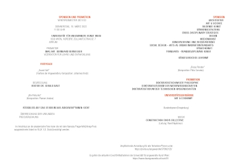 Sponsion/Promotion Wintersemester 2021/22