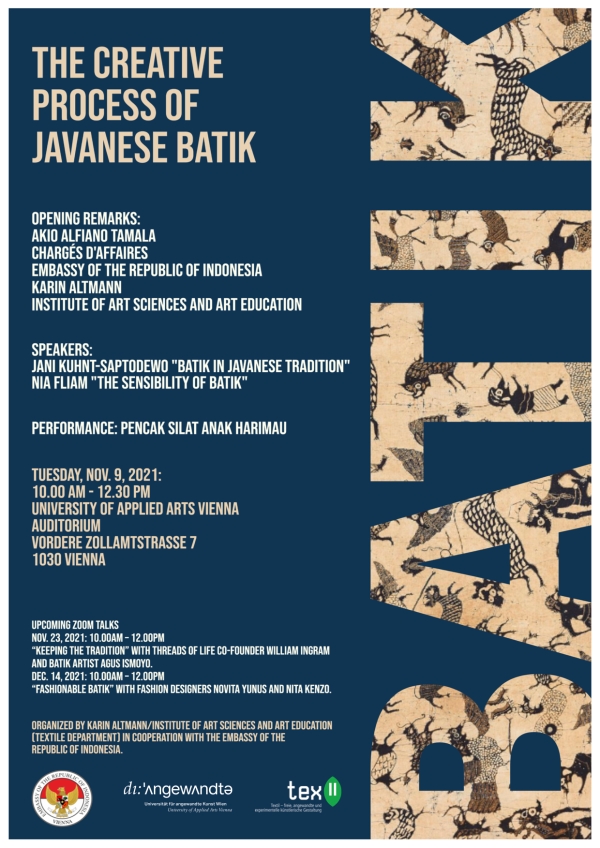 Poster: THE CREATIVE PROCESS OF JAVANESE BATIK