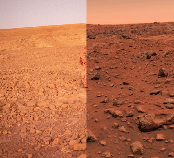 prototype test at Ramon Crater analog mission site, Negev desert