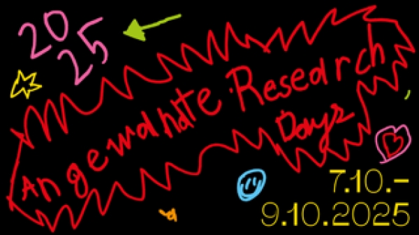 Event poster Angewandte Research Days 2025