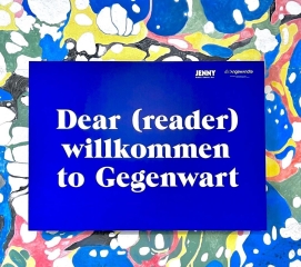 Widmungen, #JENNYwidmet, Institut für Sprachkunst