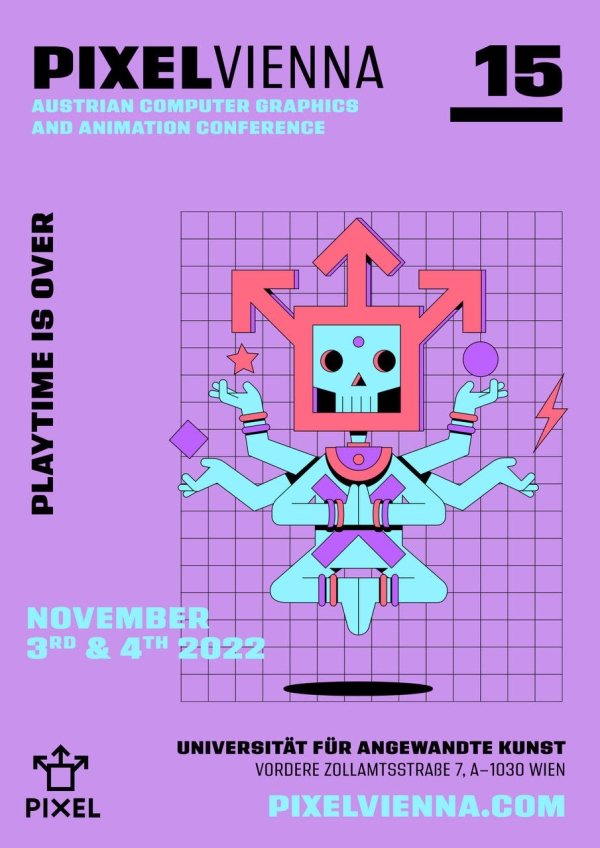 Design of the event Pixelvienna.