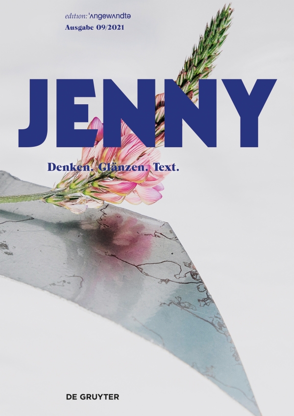 Buchcover: JENNY. Ausgabe
                                          09 Denken. Glänzen. Text.