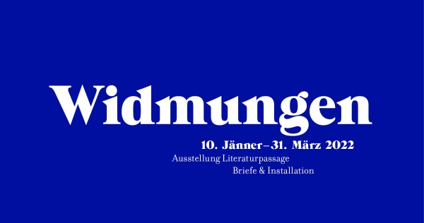Widmungen, Institut für Sprachkunst