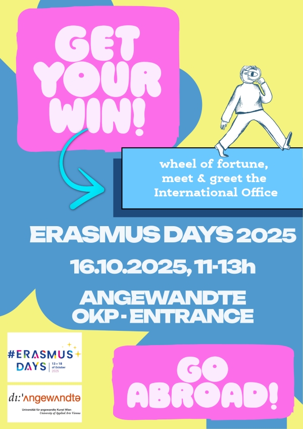 Farbenfrohes Erasmus Day 2025-Poster